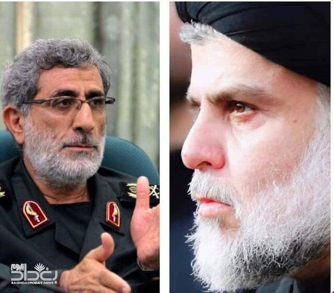 فرمانده سپاه قدس با مقتدی صدر دیدار کرد