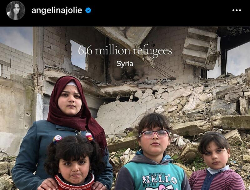 انتقاد آنجلینا جولی از برخورد دوگانه غرب در بحرانها انتقاد آنجلینا جولی از برخورد دوگانه غرب در بحرانها