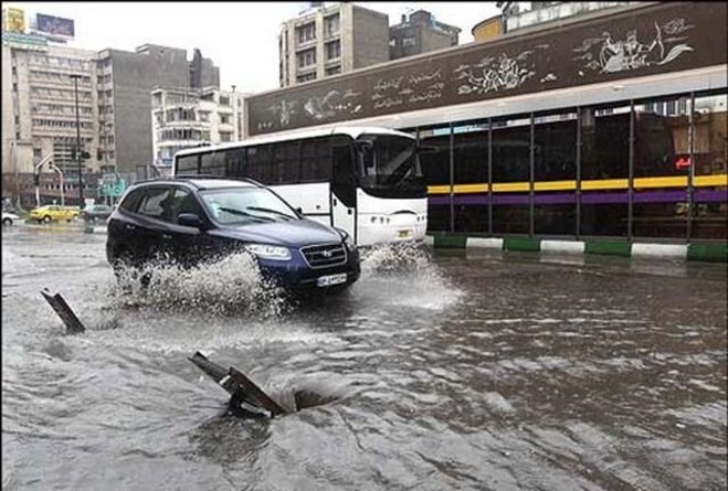هشدار باران شدید و آب‌گرفتگی معابر در ۷ استان