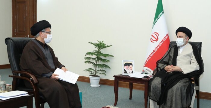 محمود واعظی با رئیسی دیدار کرد محمود واعظی با رئیسی دیدار کرد