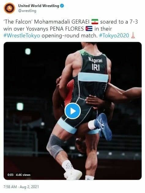 لقب جالب توجه فیلا به گرایی به خاطر اجرای فن عجیب