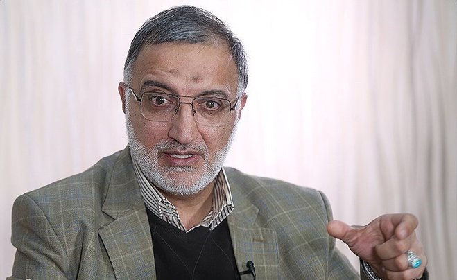 عکس   حضور زاکانی در صحن شورای شهر تهران