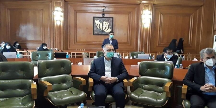 عکس / حضور زاکانی در صحن شورای شهر تهران