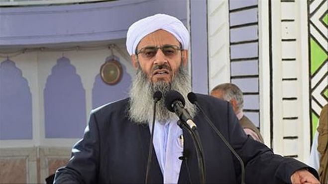 حمایت قاطع امام‌جمعه زاهدان از طالبان