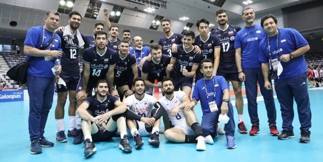 پیروزی والیبال ایران برابر پاکستان