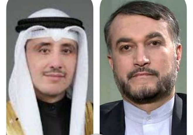 تماس تلفنی وزیر خارجه کویت با حسین امیرعبداللهبان