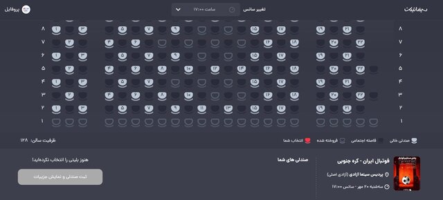 ممنوعیت در ورزشگاه آزادی، «آزادی» در سینماهای سرپوشیده!