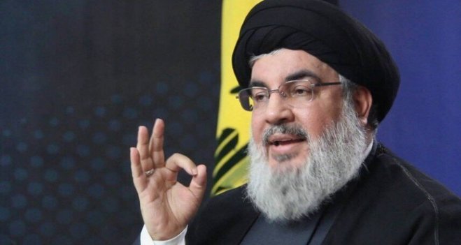 نصرالله : ۱۰۰ هزار نیروی آموزش دیده داریم   آقای جعجع مودب باش و سر جایت بنشین