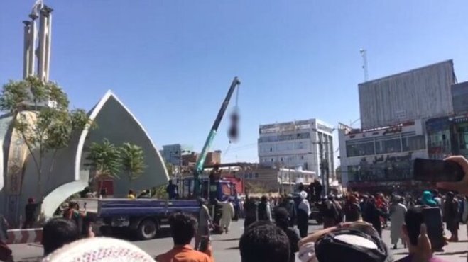 طالبان ۴ نفر را در ملا عام اعدام کردند
