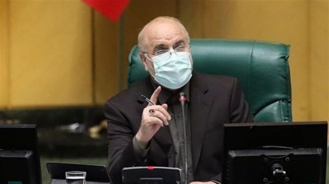 عذرخواهی قالیباف از ملت و نمایندگان برای تعطیل نکردن مجلس در وقت اذان!