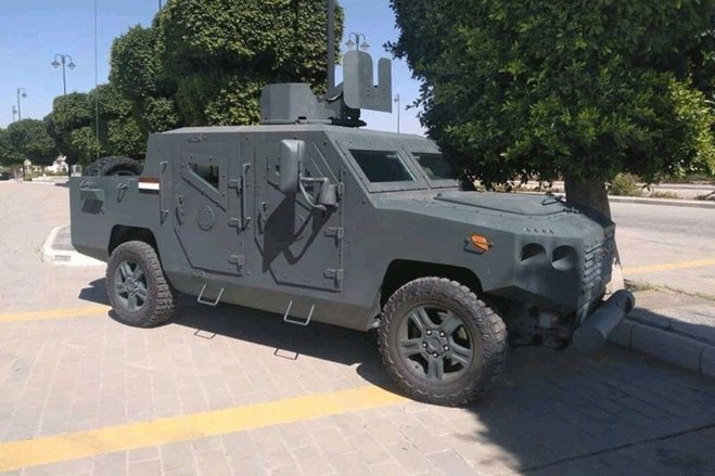 رونمایی از اولین خودروی زرهی ارتش یمن