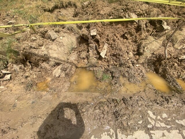 آبیاری بیش از حد و خاک ناپایدار موجب زمینلغزش در آبیاری بیش از حد و خاک ناپایدار موجب زمینلغزش در