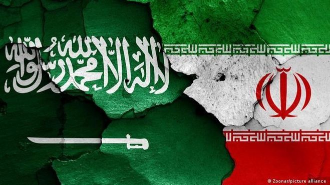 از سرگیری روابط دوجانبه ایران و عربستان سعودی +تصویر میز مذاکره