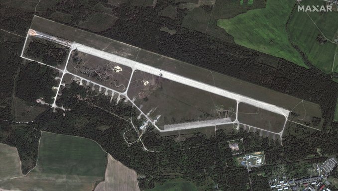 ماهواره‌‌ها انفجار در پایگاه هوایی بلاروس را شکار کردند (تصاویر)