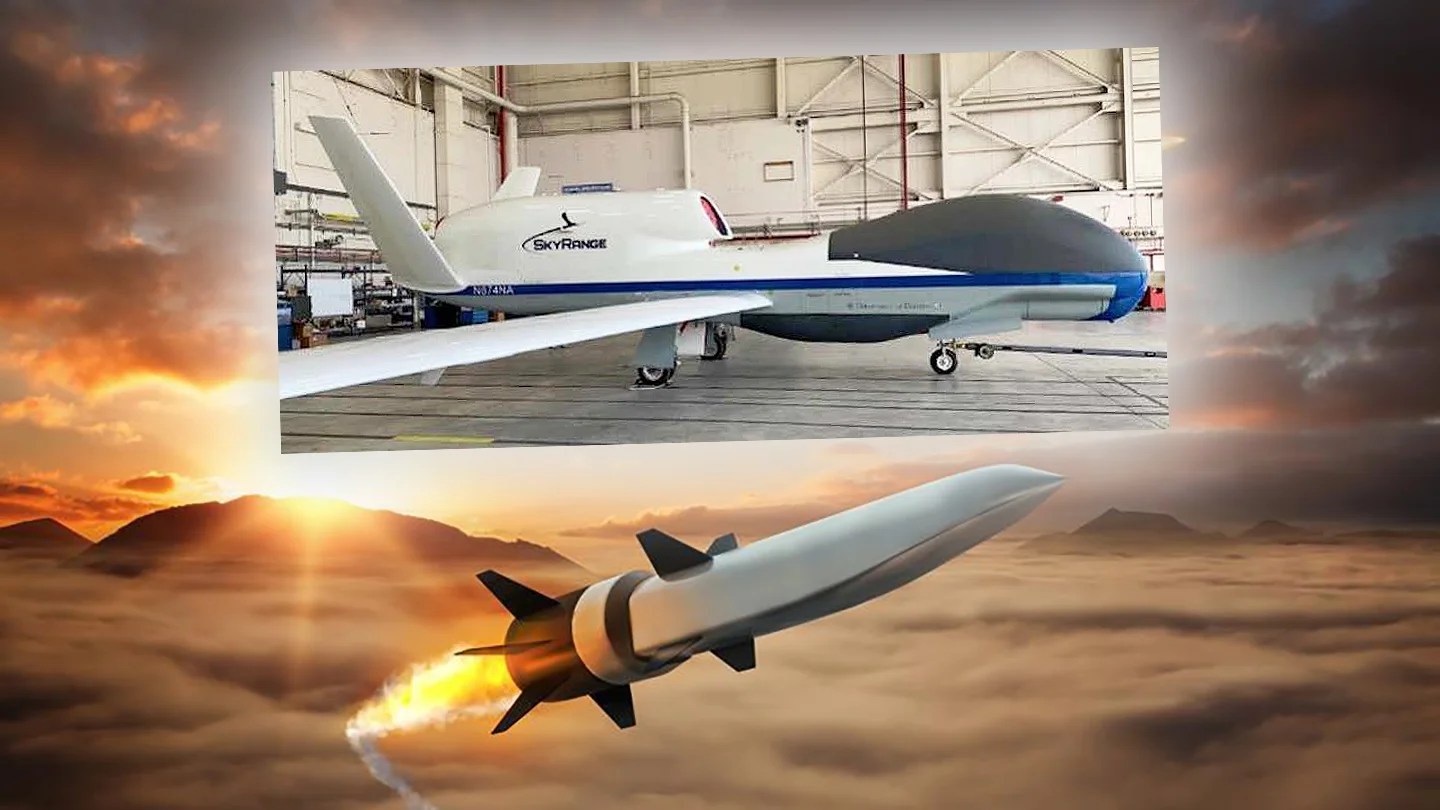 پهپاد غول‌پیکر جدید آمریکا در خدمت آزمایش موشک خاص +تصویر