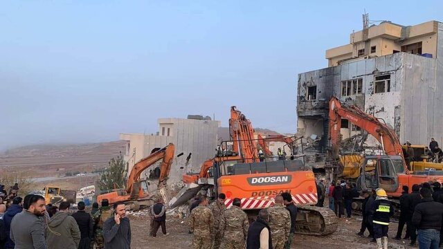 تصویری از محل انفجار مرگبار در سلیمانیه عراق