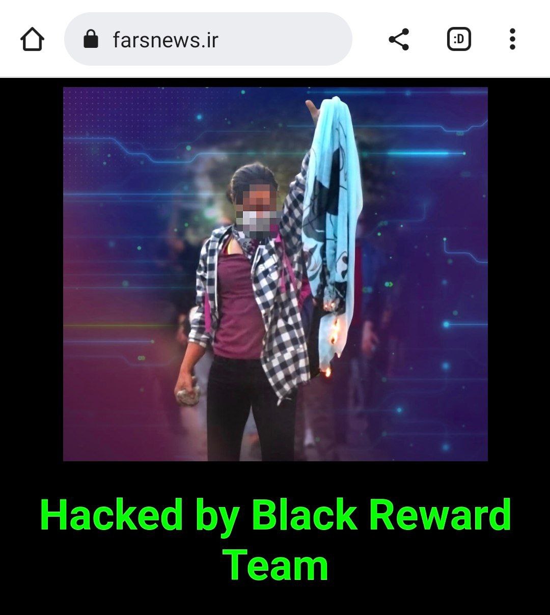 خبرگزاری فارس هک شد | تصویر خبرگزاری فارس هک شد | تصویر