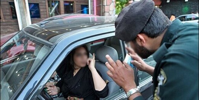 پلیس هوشمند شد؛ پیام هشدار با ضمیمه عکس برای بی‌حجاب‌ها | تصویر