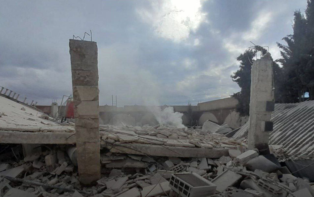 تصاویری از حملهٔ هوایی تازه اسرائیلی‌ها به سوریه | مرکز سپاه هدف حمله بود؟