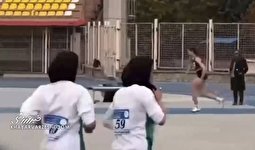 پوشش جنجالی زنان خارجی در مسابقات ورزشی تهران +تصویر مات شده!