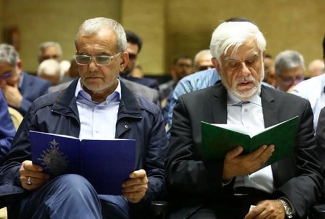 کنایه سنگین مجری زن تلویزیون به سن و سال پزشکیان و عارف و دوستان! | فیلم