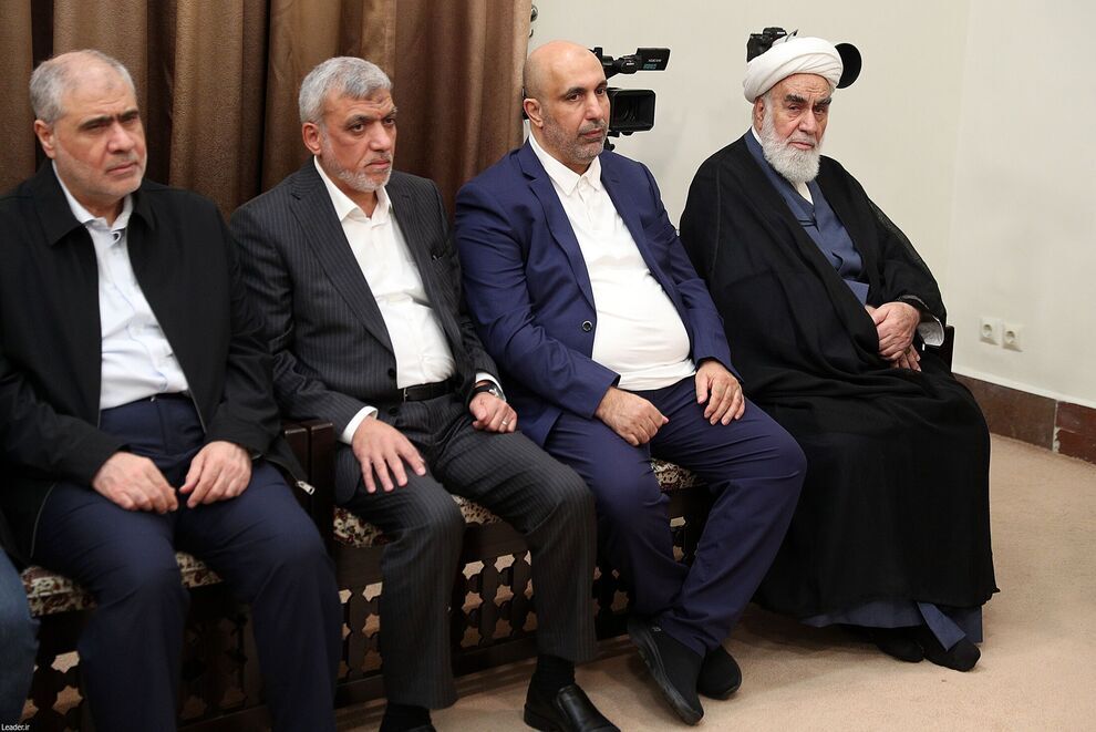 اعضای ارشد حماس در تهران؛ تصاویری از دیدار امروز با رهبری