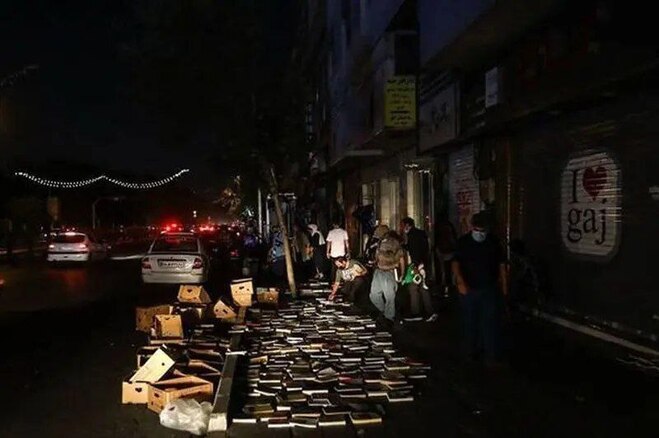 وضعیت عجیب خیابان‌های تهران بعد از قطع برق امشب؛ ۲۳ بهمن | عکس