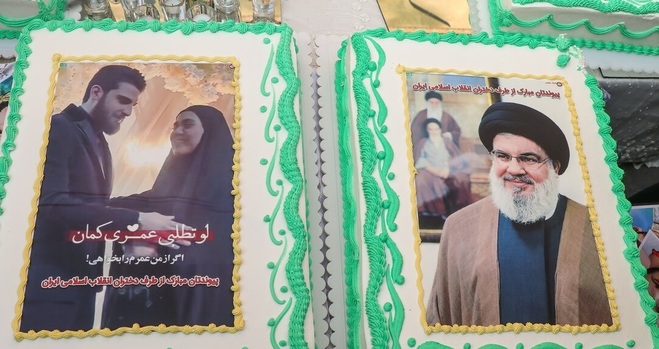 تصاویـر مراسم عروسی مجروح انفجار پیجرهای حزب‌الله در تهران با این کیک | عروس خانم را ببینید