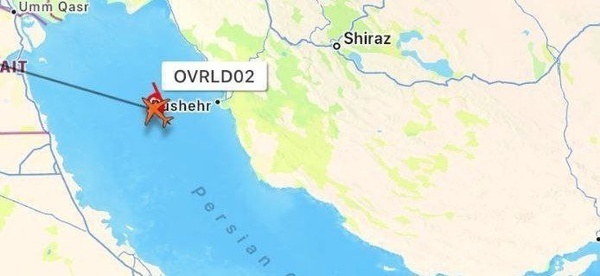 مواجهه جنگنده F۱۴ ایران با پهپاد جاسوسی MQ-۴ C آمریکا | نقشه موقعیت پرنده غول‌پیکر