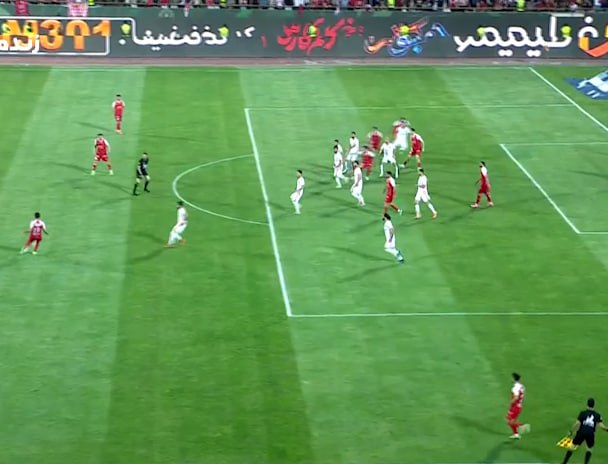 قهرمانی پرسپولیس با گل مشکوک؛ لحظه فریز شده را ببینید | این آفسایده؟ (تصویر)