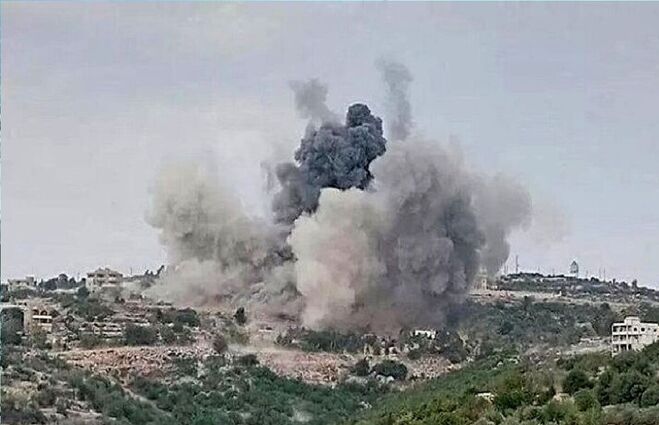 حمله سنگین اسرائیل به یک ساختمان در جنوب لبنان با F35 | هدف حمله که بود +فیلم
