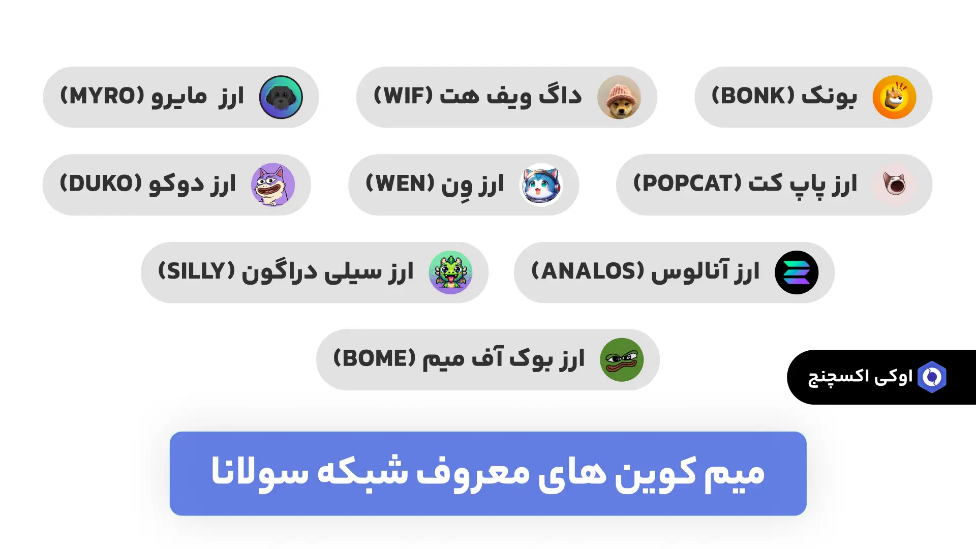 آینده شبکه سولانا + معرفی 9 میم کوین معروف اکوسیستم سولانا آینده شبکه سولانا + معرفی 9 میم کوین معروف اکوسیستم سولانا