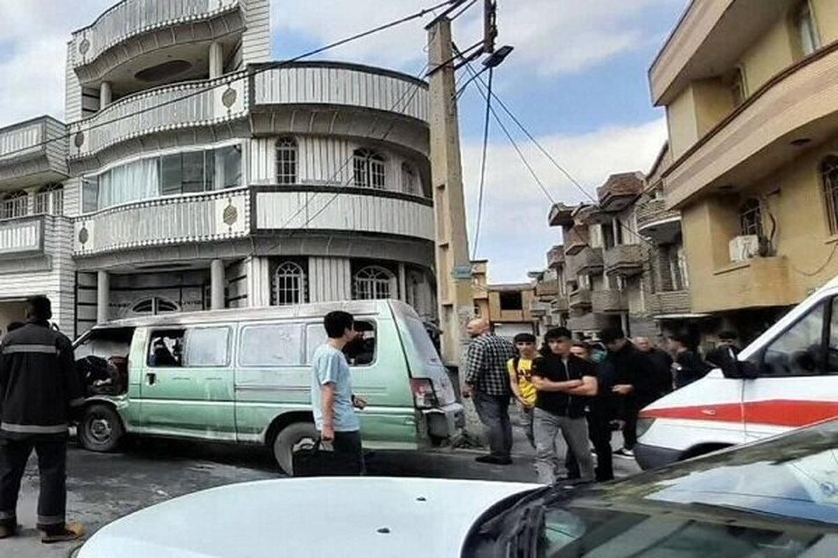 جزییات علت آتش سوزی سرویس دانش آموزان دختر