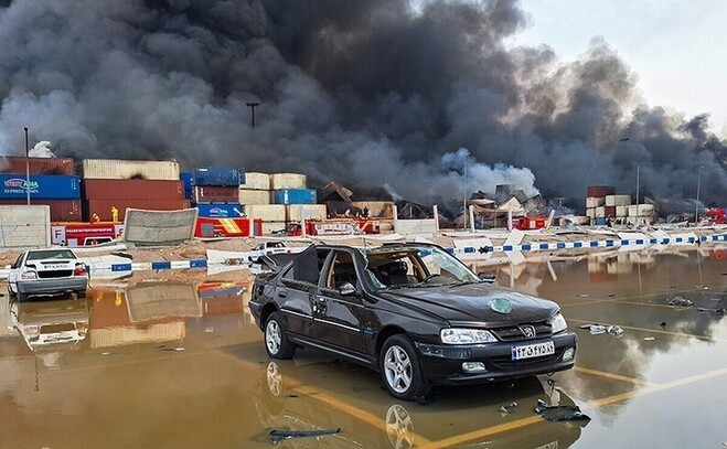 آمار وحشتناک از میزان خودروهای تخریب شده در انفجار بندرعباس