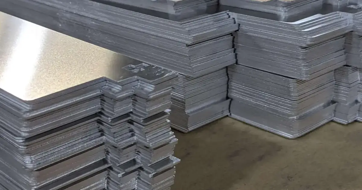 A stack of metal platesAI-generated content may be incorrect.