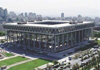 تصاویر تازه از شدت سوختن ساختمان شیشه‌ای صداوسیما