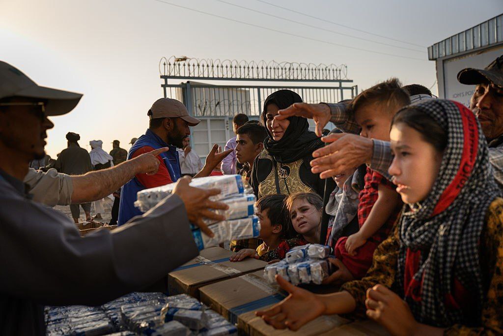 تصاویری از وضعیت مهاجران افغان اخراج شده لب مرزهای ایران