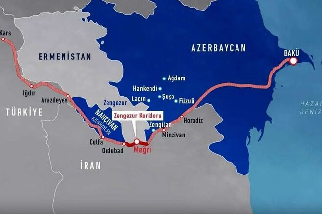 اقدام موذیانه باکو در بحبوحه جنگ ایران و اسرائیل؛ کریدور زنگزور روی میز!