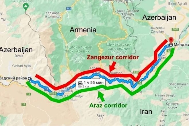 اهمیت دوچندان کریدور زنگزور پس از جنگ ۱۲ روزه؛ موضع بازیگران چیست؟