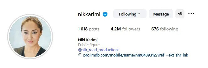 تصاویر نیکی کریمی در لندن و کشف حجابی که بحثبرانگیز شد | پای مهاجرت وسط است؟ تصاویر نیکی کریمی در لندن و کشف حجابی که بحثبرانگیز شد | پای مهاجرت وسط است؟