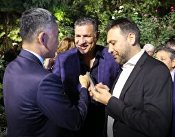 تصاویری از حضور علی دایی در جشن مختلط سفارت اسپانیا در تهران