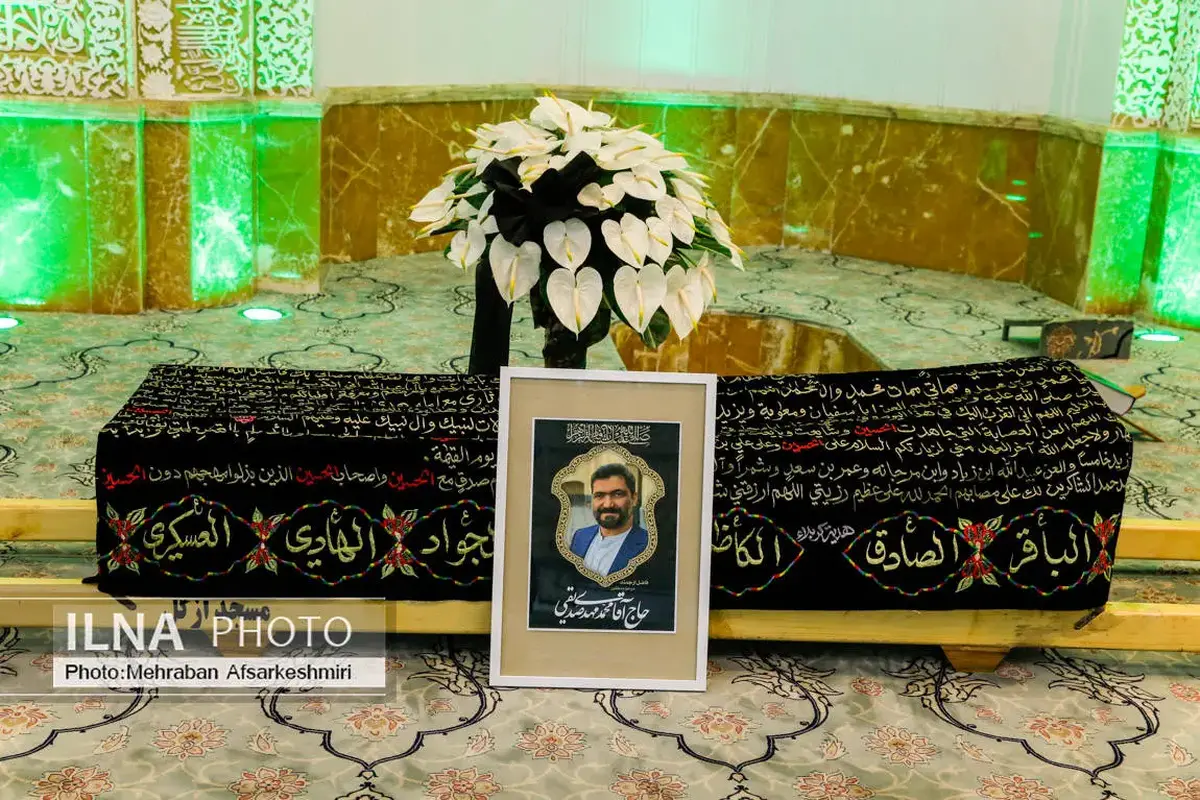 تصاویر منتخب از مراسم تشییع جنازه پسر کاظم صدیقی در ازگل
