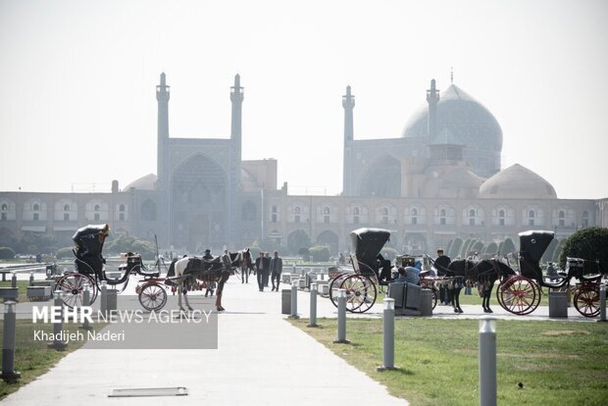 آخرین شاخص آلودگی هوا اصفهان، وضعیت قرمز در ۳ شهر