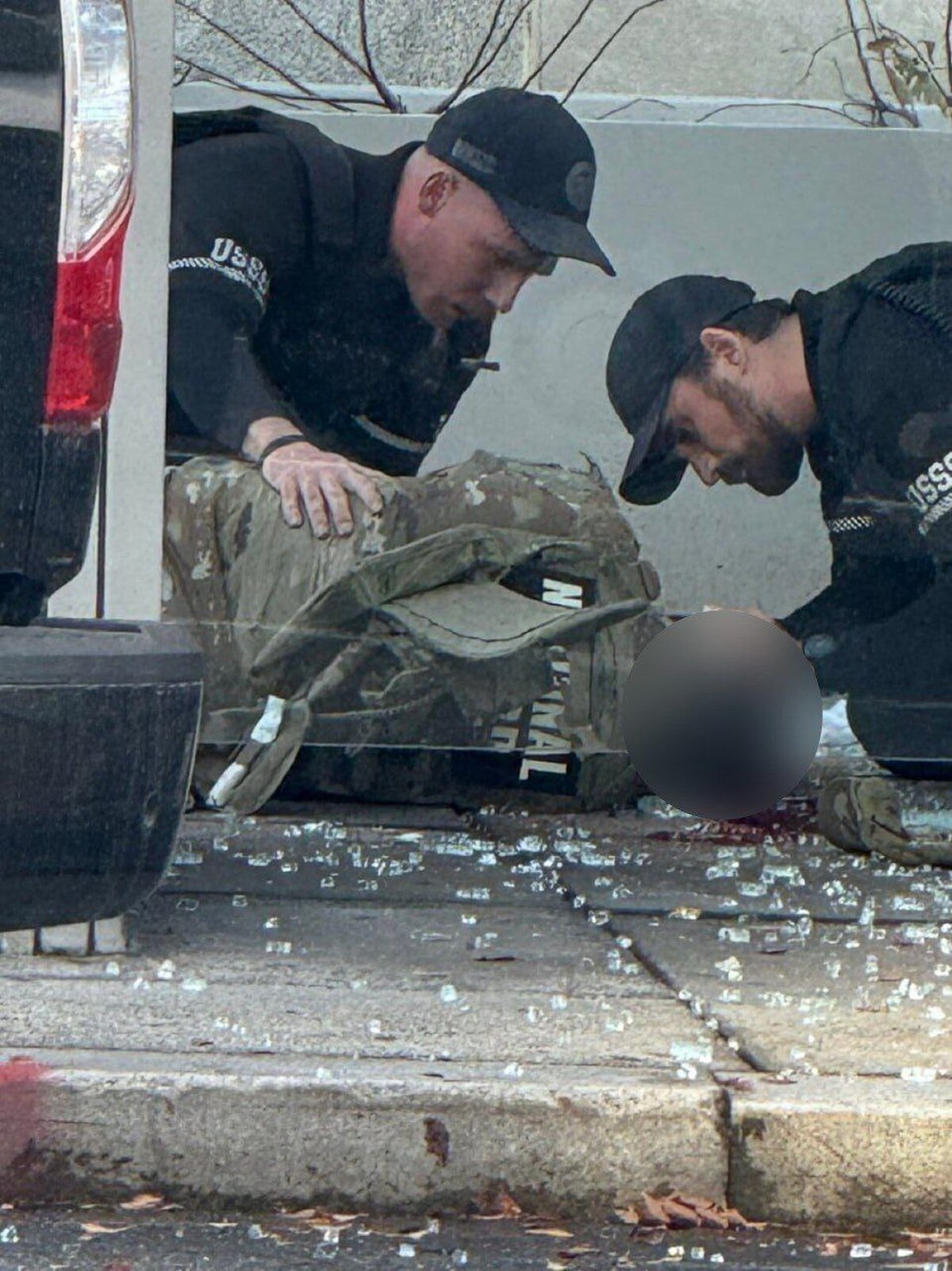 فیلم لحظه دستگیری خشنوت‌آمیز تیرانداز جنجالی واشینگتن در خیابان