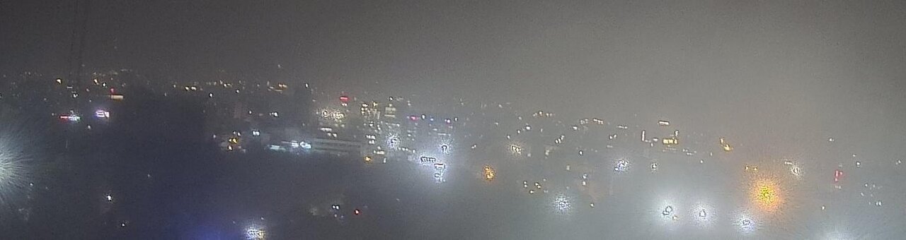 عکس ترسناک از حجم عجیب دود و آلودگی در ساعت ۱۲ شب تهران!